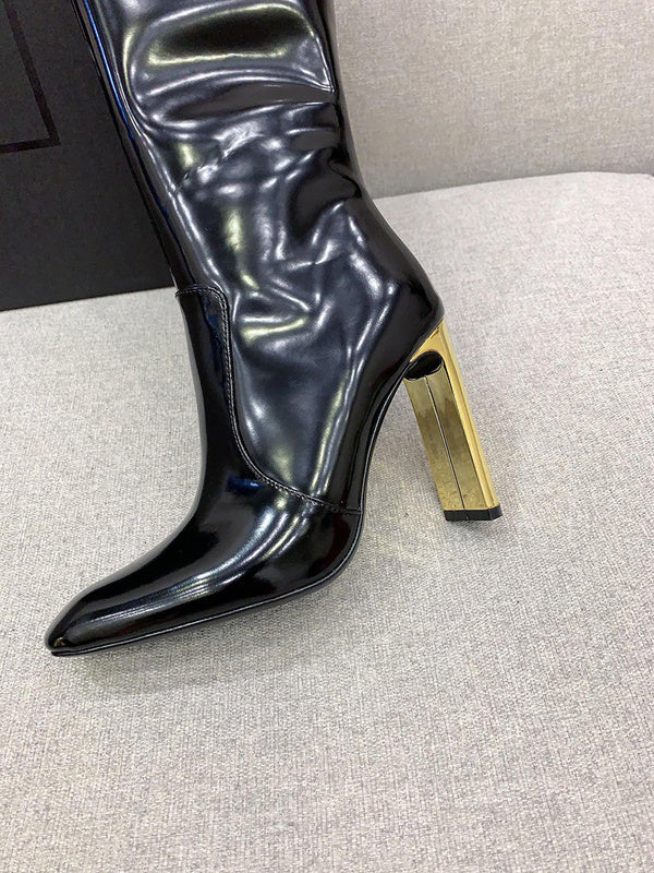 Saint Laurent luxury shoes close-up — premium authentic designer style
