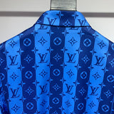 Front view of Louis Vuitton cotton t-shirt with signature branding
