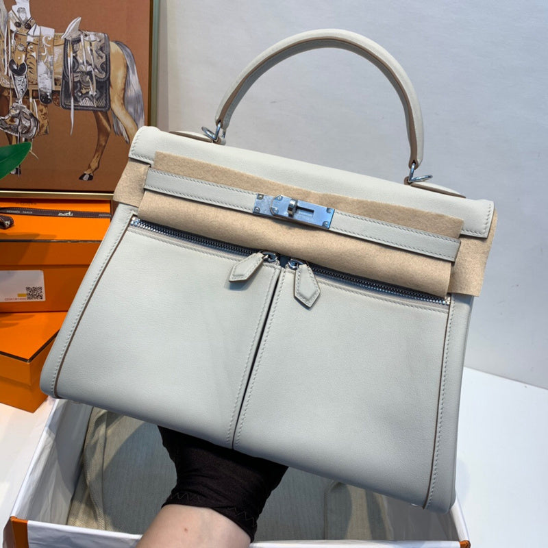 Interior view of polished premium bag