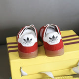 Gucci two-tone luxury sneakers view 4 sleek tonal finish