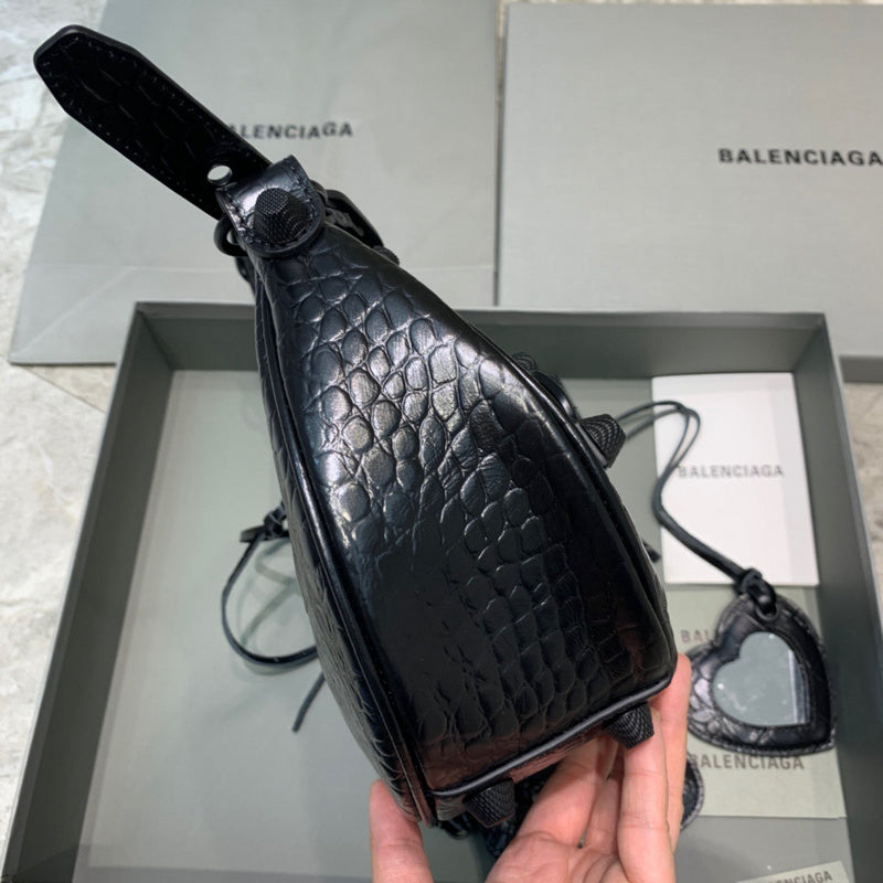 Modern Premium PU Leather Handbag - Statement Silhouette | Women's Luxury Handbag #364 - back view (image 4) of designer-inspired handbag