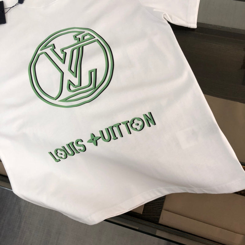 Back view of Louis Vuitton cotton t-shirt with streetwear-inspired cut