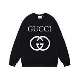Front view of Gucci luxury clothing with everyday silhouette
