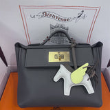 Close-up detail of elegant bag design