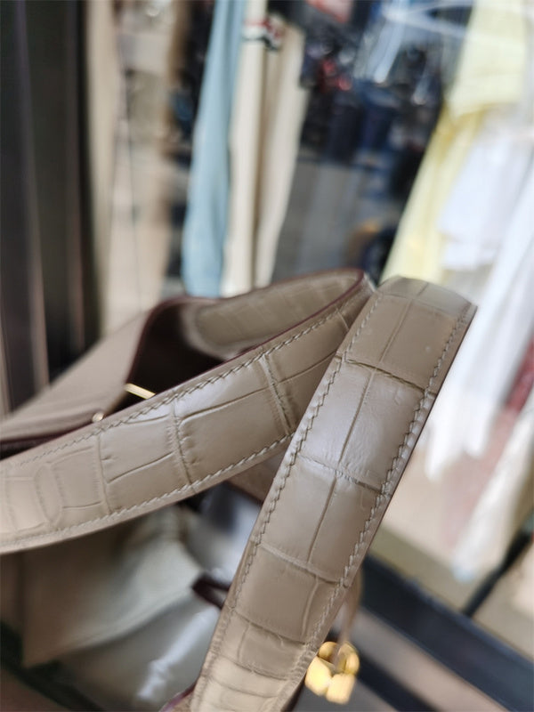Close-up detail of elegant bag design