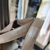 Close-up detail of elegant bag design