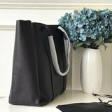 Classic Faux Leather Handbag - Refined Silhouette | Women's Luxury Handbag #958 - close-up detail shot (image 3) of designer-inspired handbag