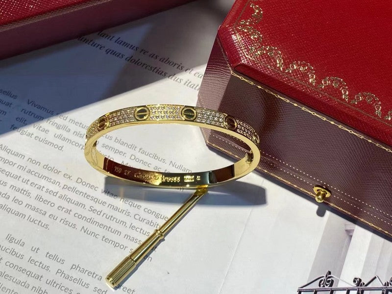 Front view of Cartier unisex jewelry piece