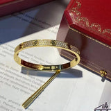 Front view of Cartier unisex jewelry piece