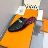 Hermès Camel Ankle Strap Sandals - Lifestyle Styling Shot