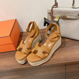 Hermès White Loafer Flats - Side Profile View