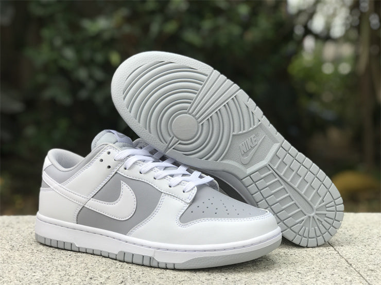 Nike two-tone luxury sneakers view 8 signature lace-up style