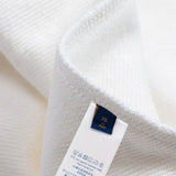 Close-up detail shot of Louis Vuitton luxury clothing with everyday silhouette