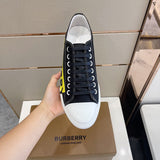 Burberry White Chunky Platform Sneakers - Sole Detail View