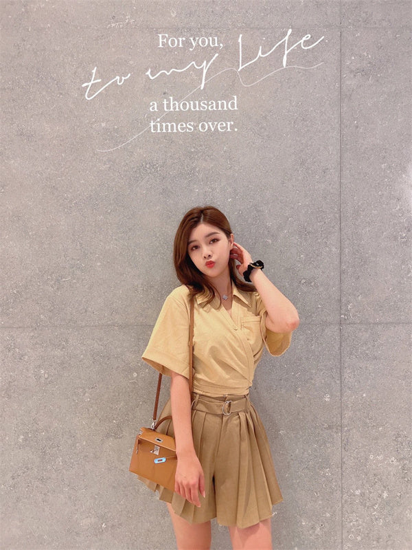 Poised bag shown from front angle
