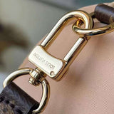 Handle and strap detail of signature premium women's handbag – women's designer-style accessory