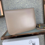 Back view of modern classic women's handbag – women's luxury accessory