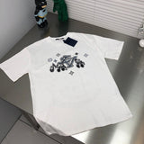Front view of Louis Vuitton cotton t-shirt with relaxed-fit cut