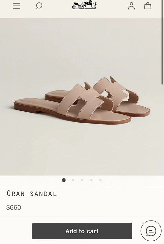 Hermès Chocolate Brown Flat Thong Sandals - Front View
