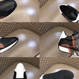 Hermès Camel Slip-On Sneakers - Toe Detail View