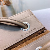 Close-up detail of classic bag design