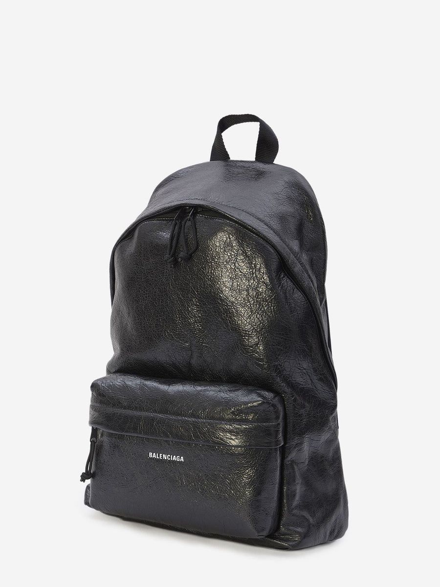 Balenciaga Bags? BALENCIAGA Leather Explorer Backpack for Men Premium Designer Shoulder Bag