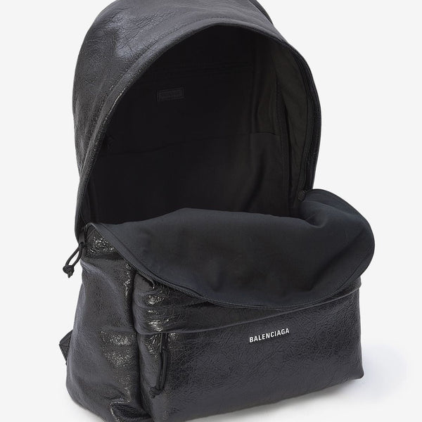 Balenciaga Bags? BALENCIAGA Leather Explorer Backpack for Men Premium Designer Shoulder Bag