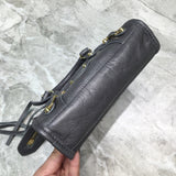 Classic Vegan Leather Handbag - Refined Silhouette | Women's Designer-Inspired Purse #642 - back view (image 4) of designer-inspired handbag