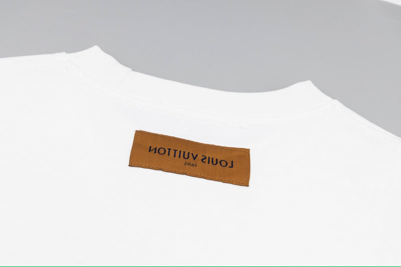 Side profile of Louis Vuitton luxury clothing with streetwear-inspired cut