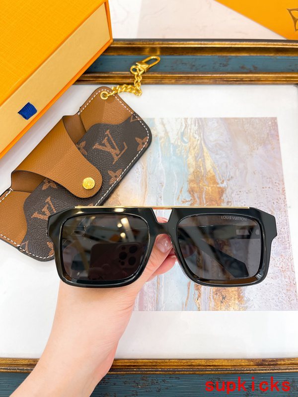 Front view of Louis Vuitton unisex sunglasses