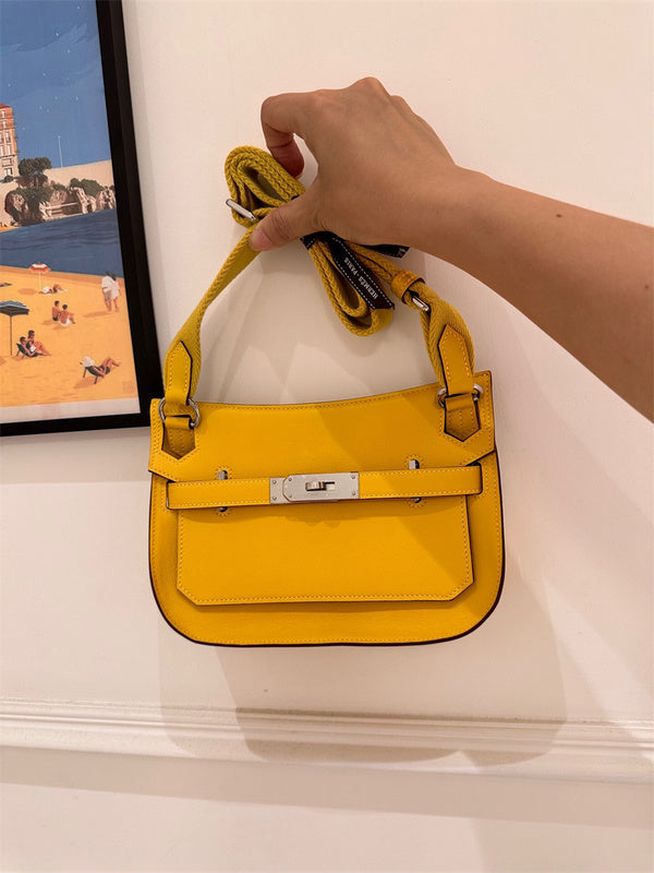  Classic satchel carried on shoulder 22