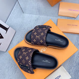 Louis Vuitton Red Low-Top Sneakers - Detail Shot of Craftsmanship