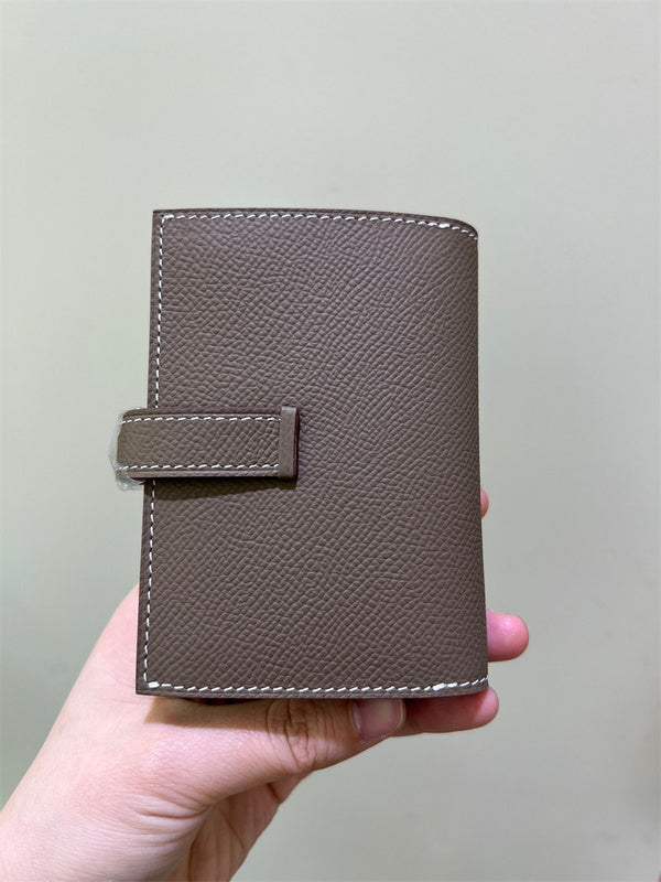 Side view of modernist structured handbag