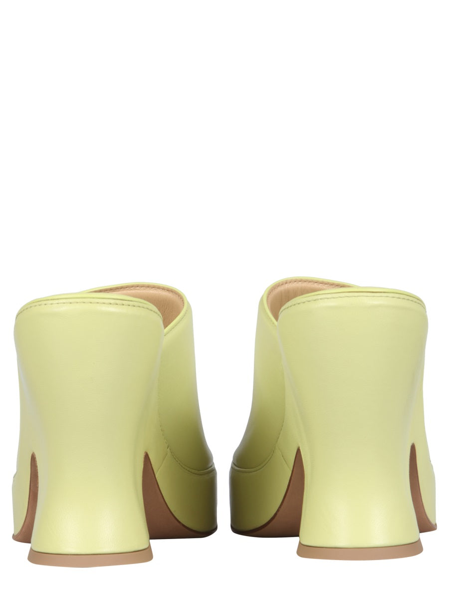 Bottega Veneta premium sandals detail and craftsmanship close-up