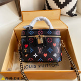 Front view of structured sleek women's handbag – women's luxury handbag