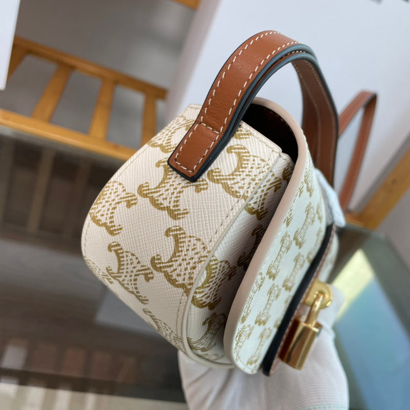 Handle and strap detail of premium elevated women's handbag – women's luxury accessory