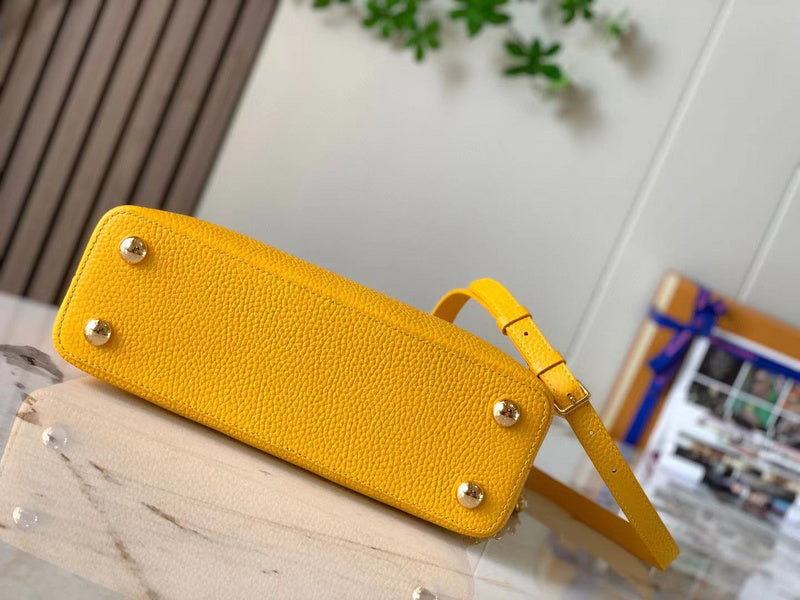 Back view of elevated chic women's handbag – women's luxury handbag