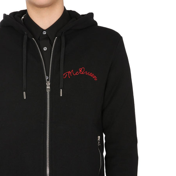 Alexander McQueen Hoodies? Alexander Mcqueen Men Hooded Sweatshirt With Zip Comfortable Luxury Streetwear Hoodie