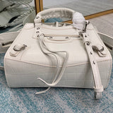 Understated Premium PU Leather Handbag - Statement Silhouette | Women's Premium Handbag #665 - hardware and detail close-up (image 5) of designer-inspired handbag