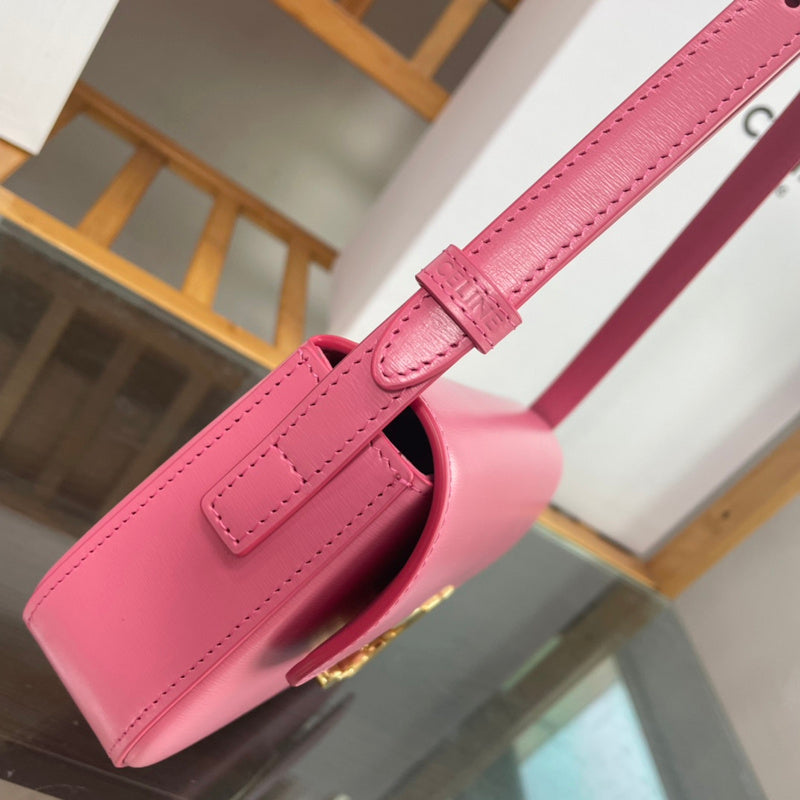 Back view of refined elevated women's handbag – women's luxury handbag