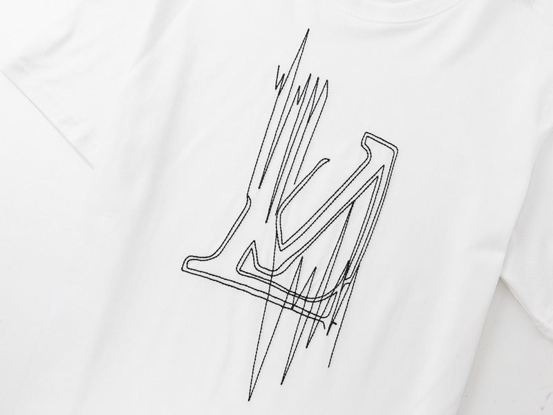 Flat lay presentation of Louis Vuitton cotton t-shirt with everyday silhouette