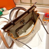 Streamlined handbag styled for everyday wear