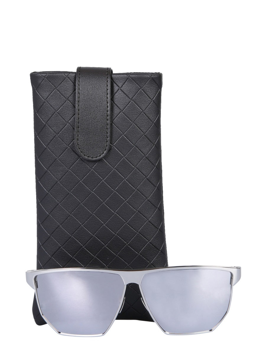 Bottega Veneta premium sunglasses detail and craftsmanship close-up