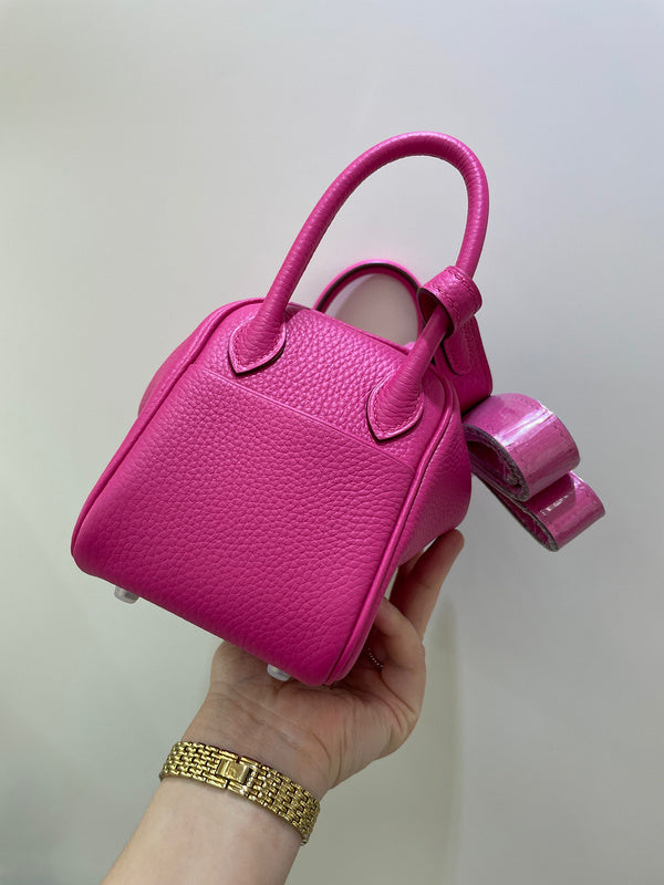 Close-up detail of tailored bag design