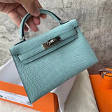Close-up detail of tailored bag design