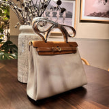 Timeless bag shown from front angle