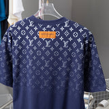 Side profile of Louis Vuitton cotton t-shirt with signature branding