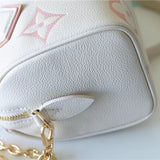 top-handle bag close-up of hardware and finish