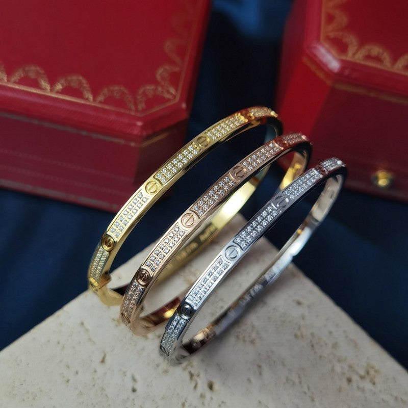 Front view of Cartier unisex jewelry piece