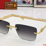 Angled view of Cartier unisex sunglasses